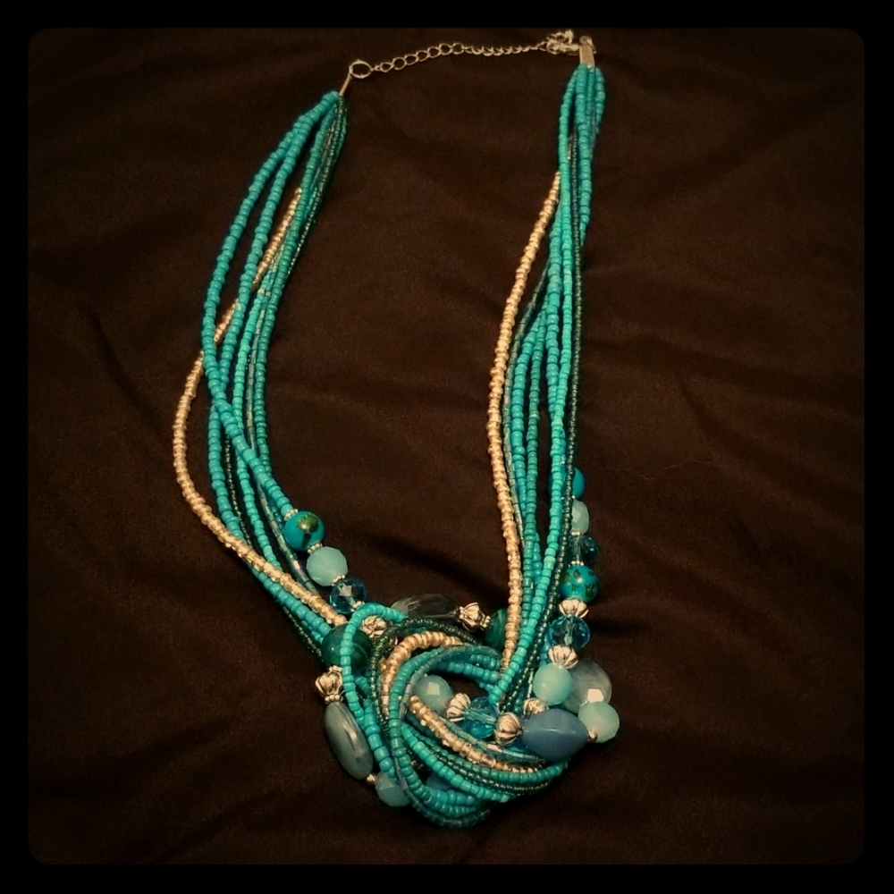Turquoise Multi- Layered Necklace